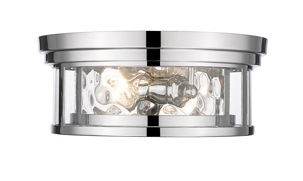 Plafonnier Clarion Nickel poli, 12" – vue 4