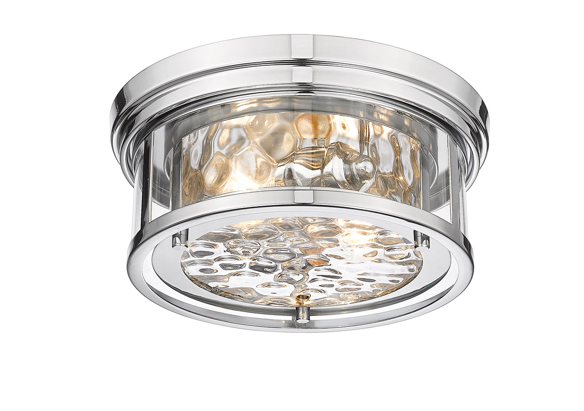 Plafonnier Clarion Nickel poli, 12" – vue 5