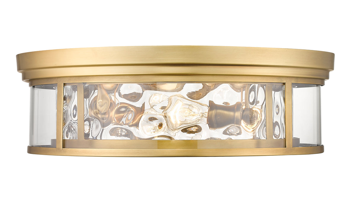 Plafonnier Clarion Laiton frotté, 20 3/4" – vue 4