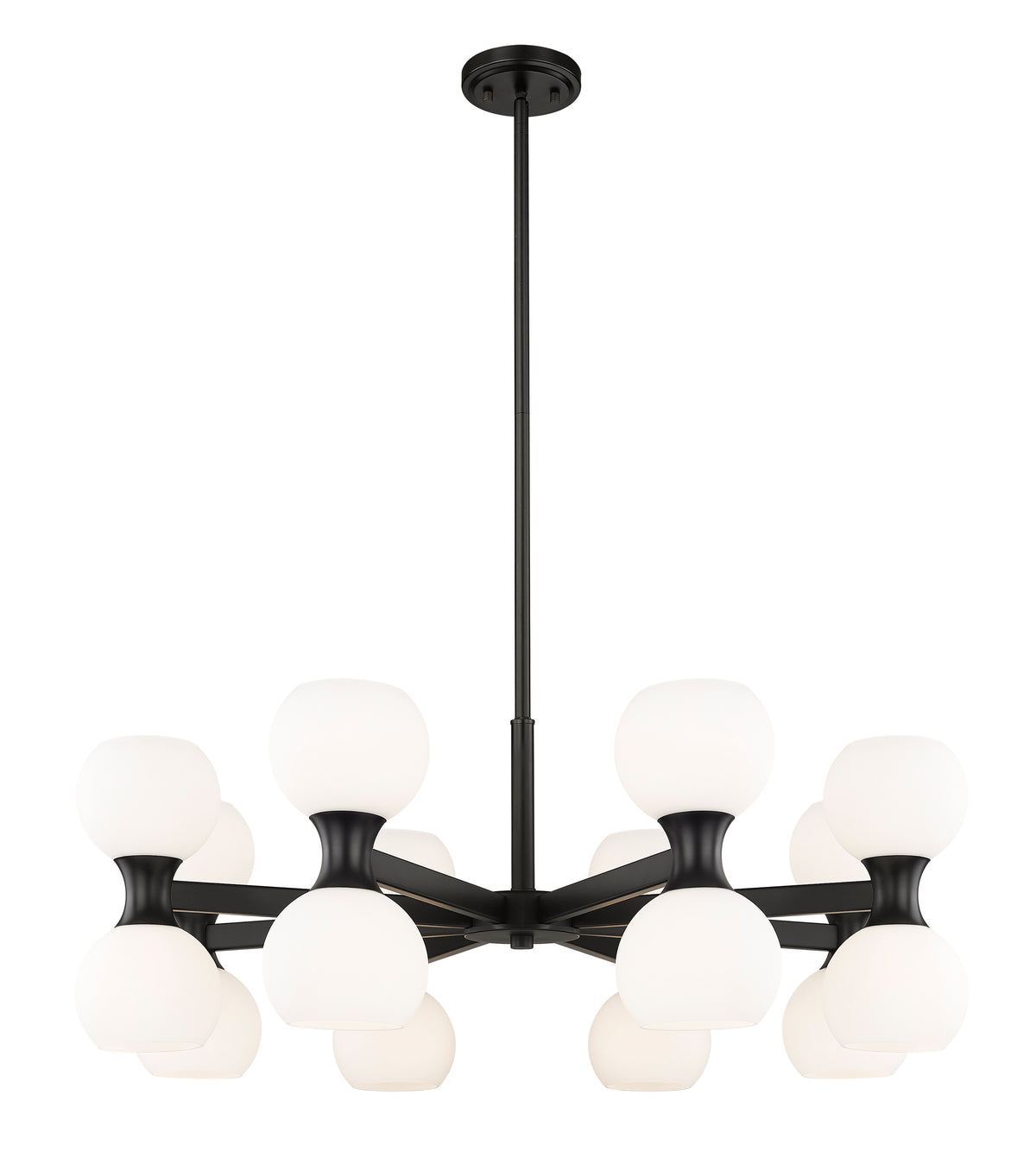 Lustre Artemis Noir mat, 32" – vue 4