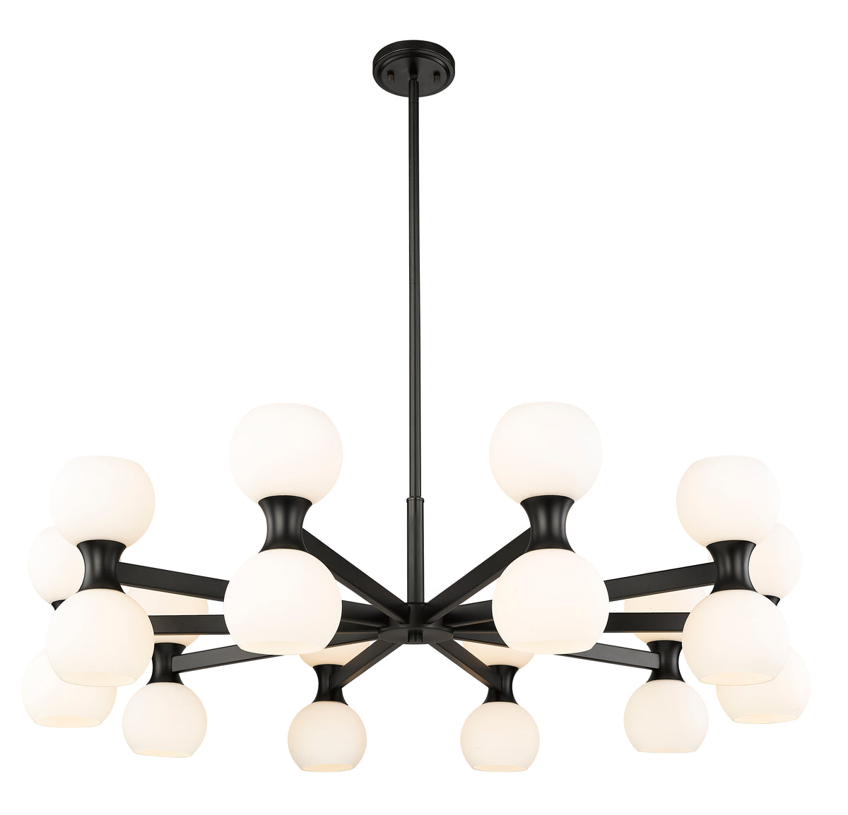 Lustre Artemis Noir mat, 42" – vue 5