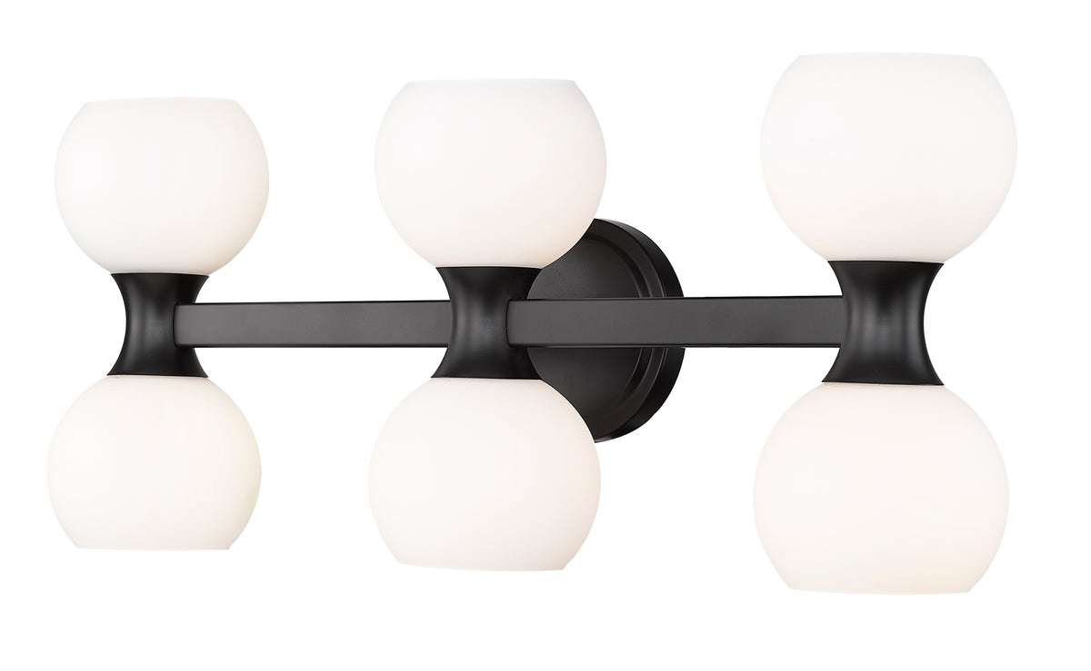 Luminaire de vanité Artemis Noir mat, 25" – vue 4