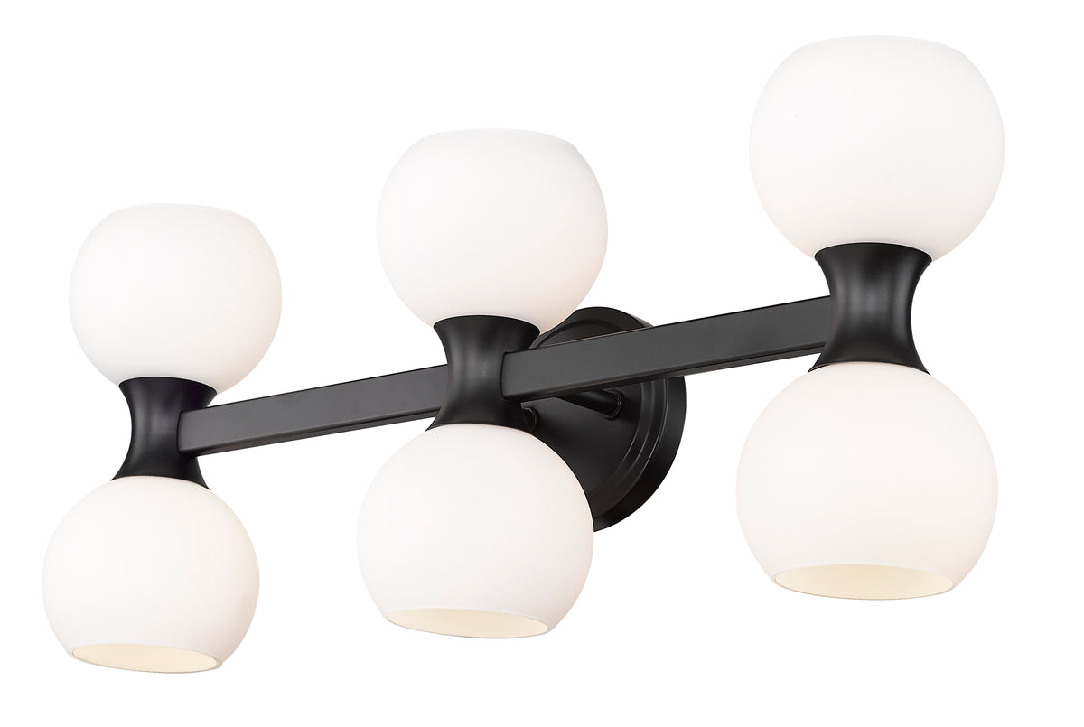 Luminaire de vanité Artemis Noir mat, 25" – vue 5