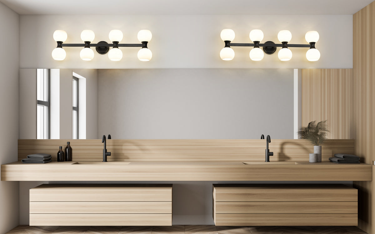 Luminaire de vanité Artemis Noir mat, 35" – vue 2