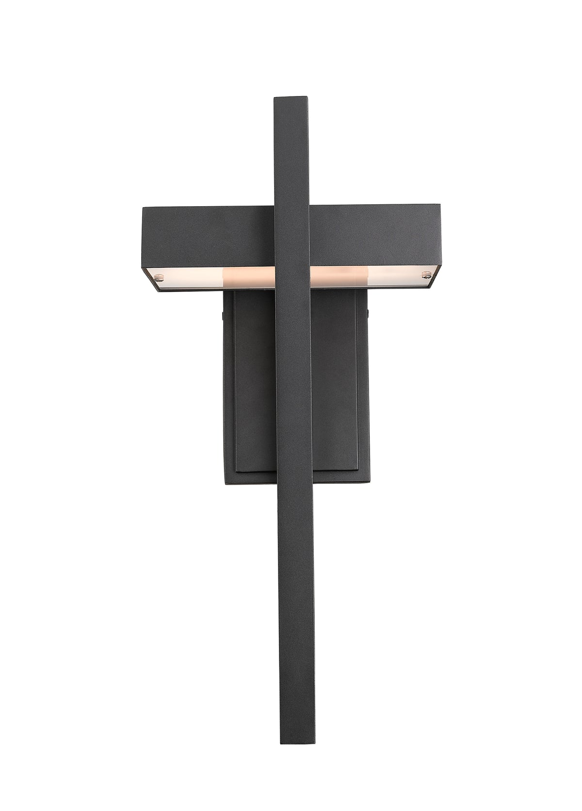 Lanterne murale extérieure Luttrel Noir, 8 5/8" – vue 4