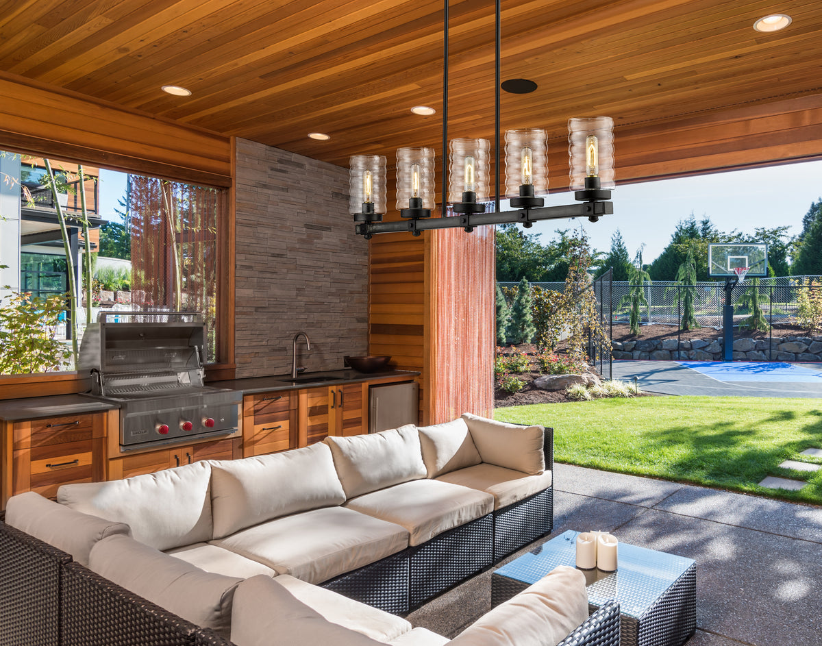 Suspension linéaire Tahoe Bardeau gris cendré – vue 3