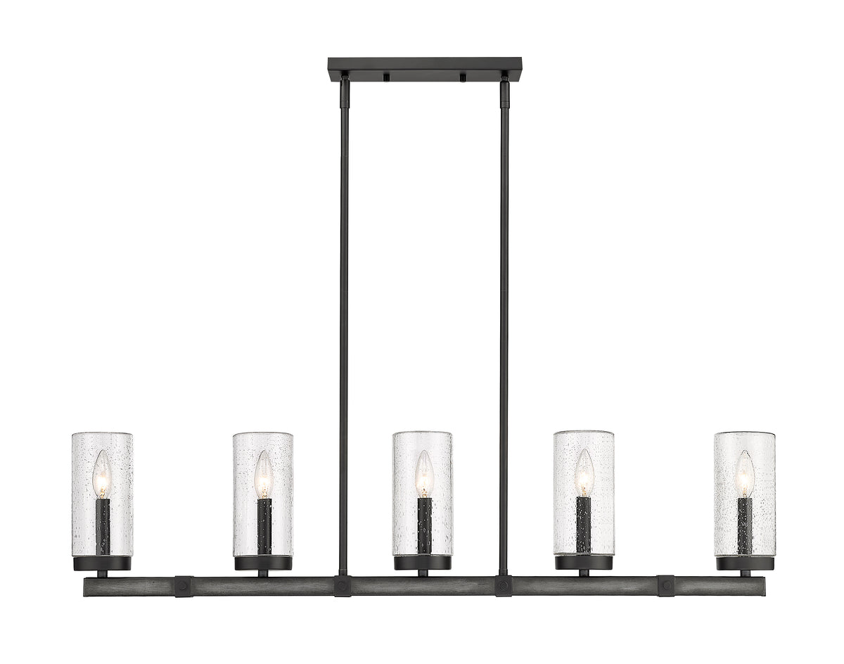 Suspension linéaire Marlow Bardeau gris cendré – vue 4