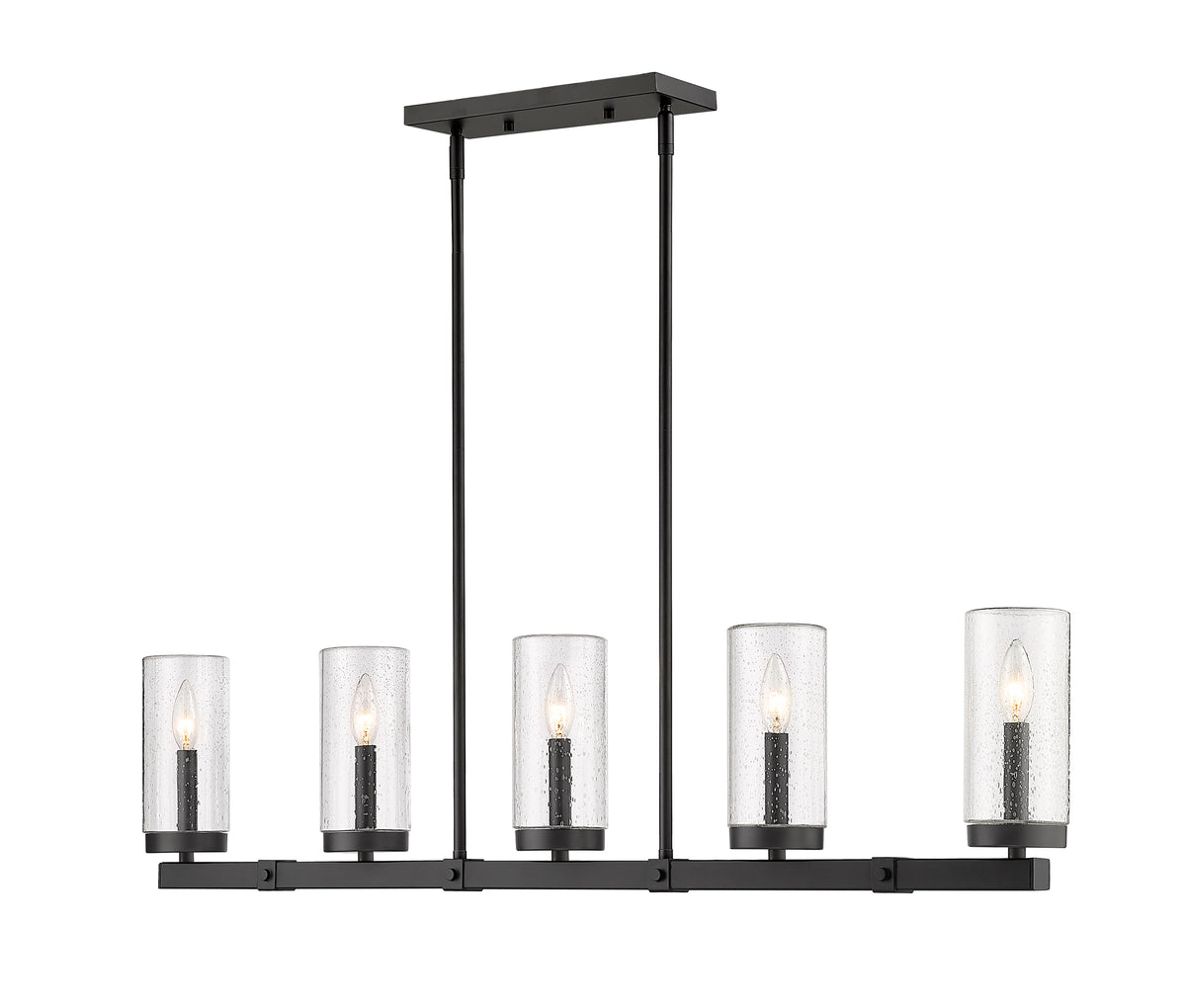Suspension linéaire Marlow Noir mat – vue 5