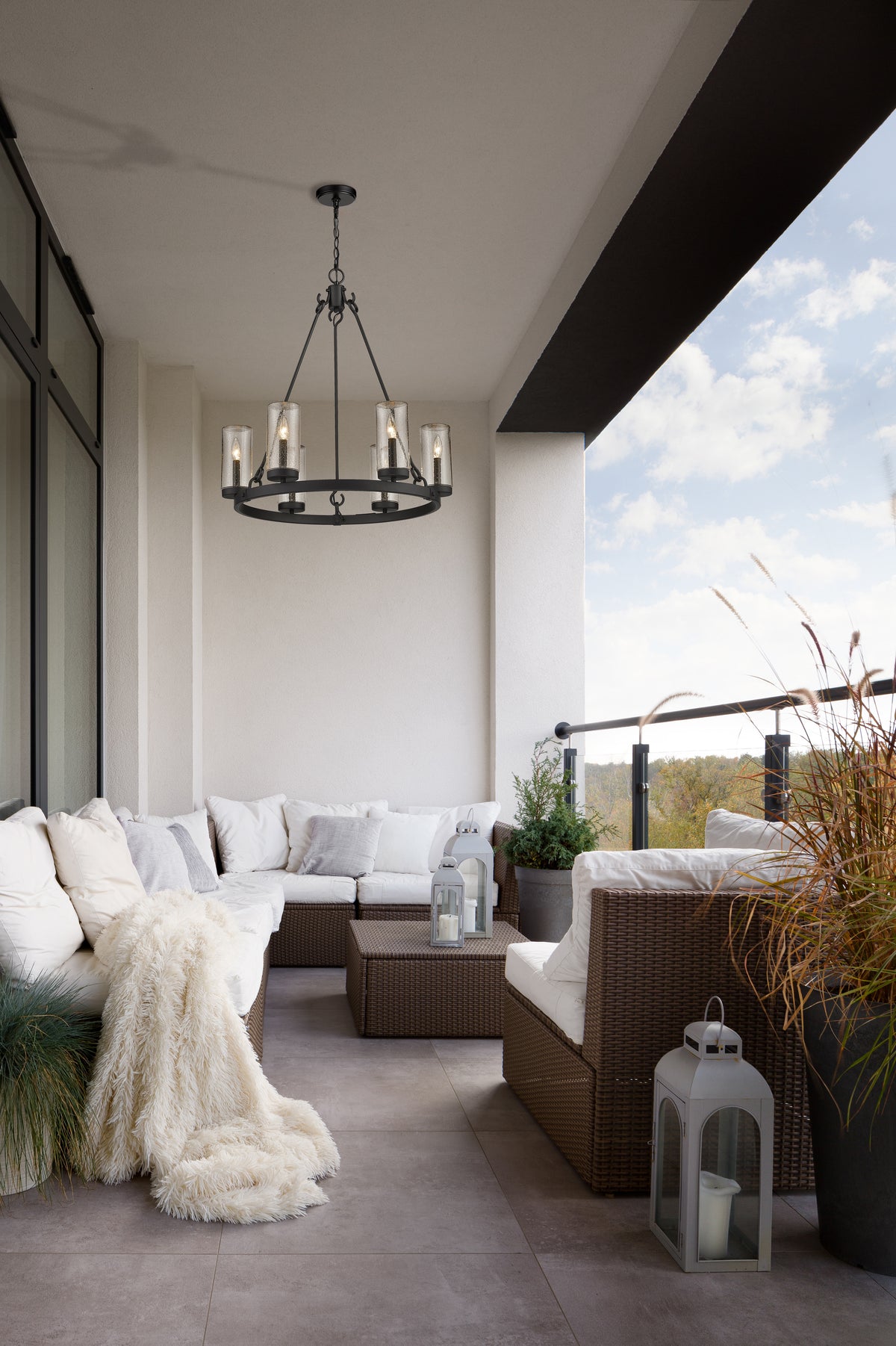 Lustre extérieur Marlow Noir mat – vue 2
