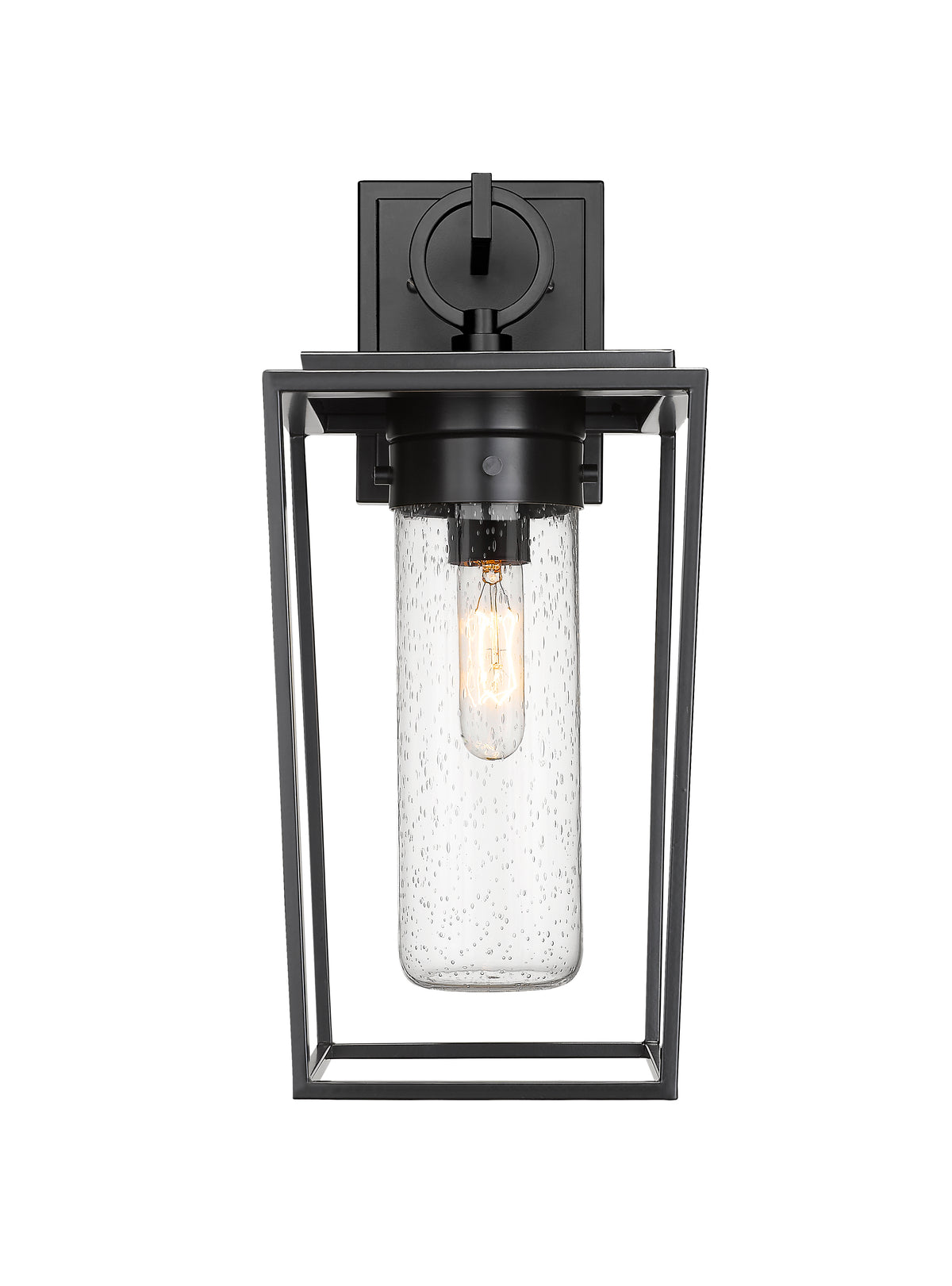 Lanterne murale extérieure Sheridan Grené transparent, 18" – vue 5