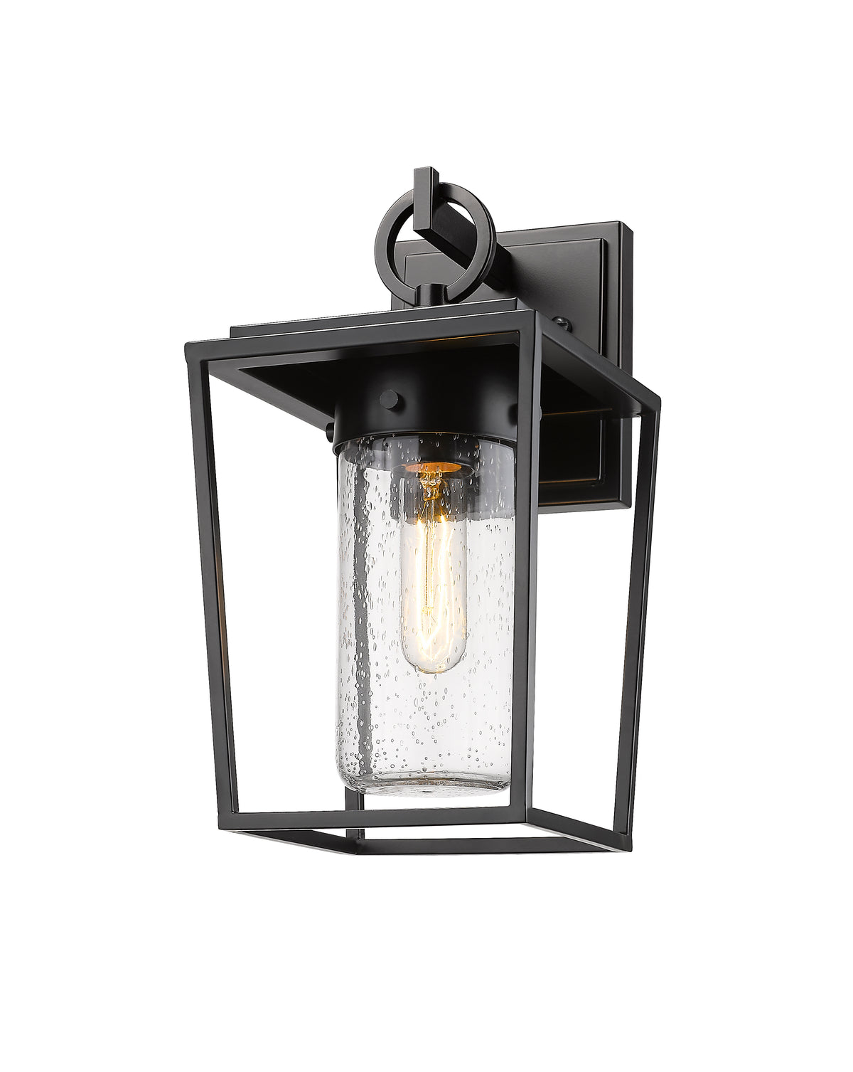 Lanterne murale extérieure Sheridan Grené transparent, 13" – vue 4