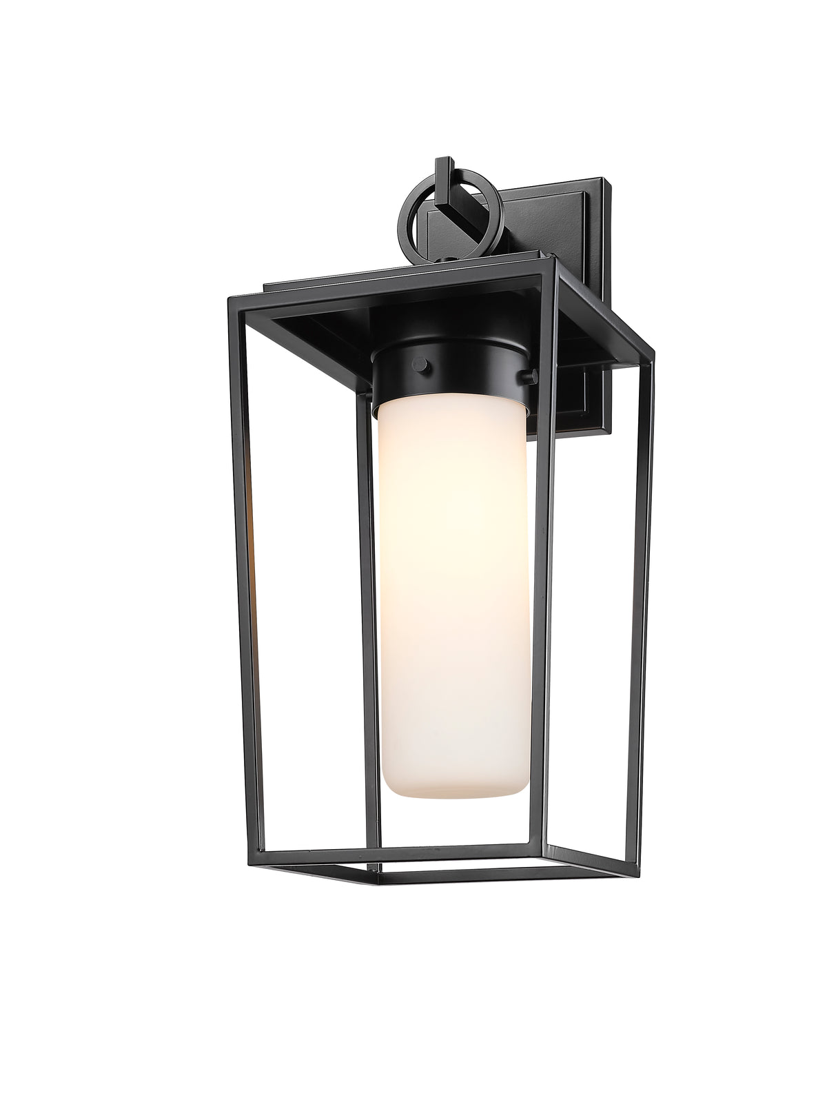 Lanterne murale extérieure Sheridan Opale blanc, 18" – vue 4