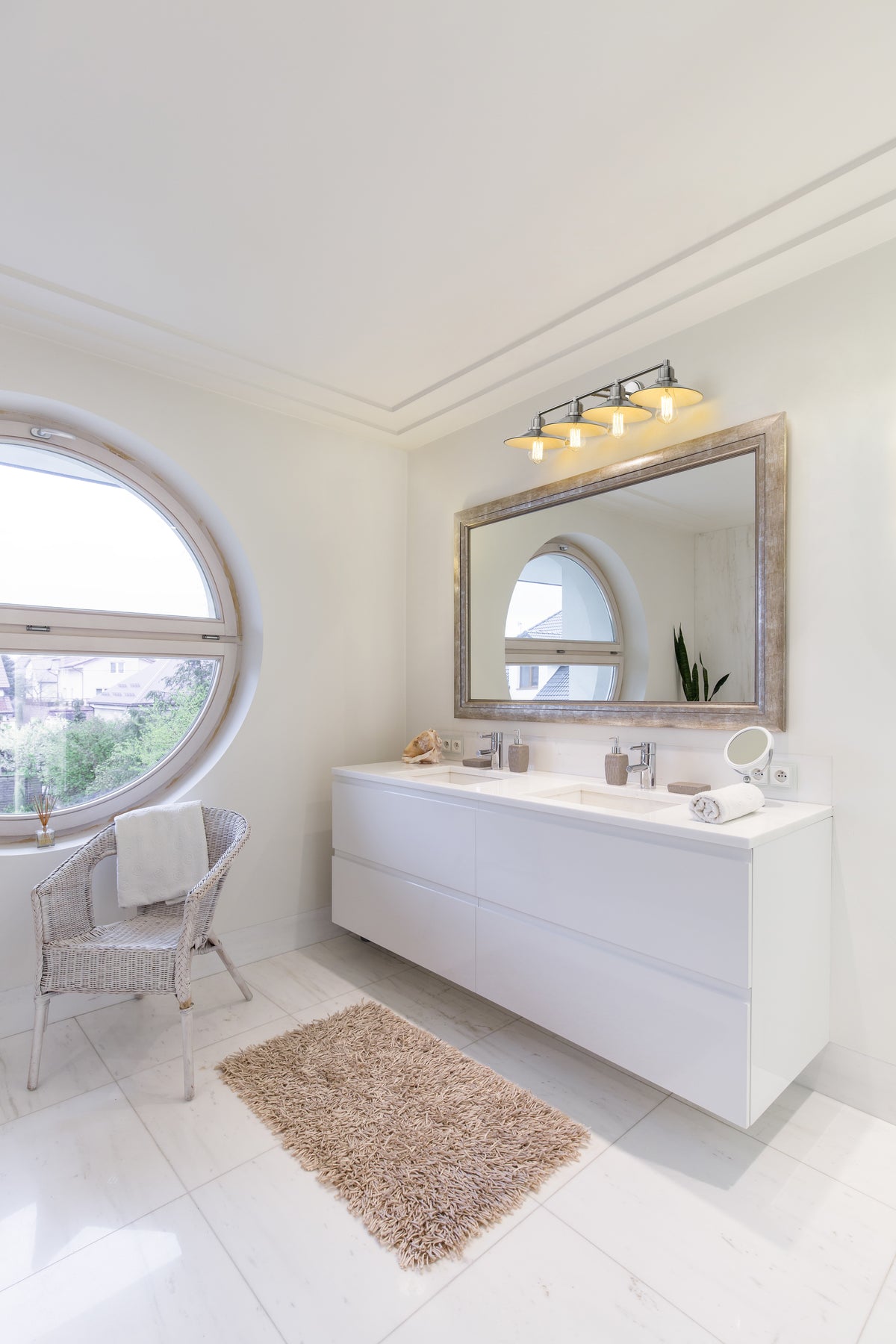 Luminaire de vanité Casa Nickel brossé, 36 1/2" – vue 3