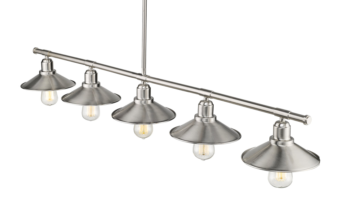 Suspension linéaire Casa Nickel brossé, Nickel brossé – vue 3