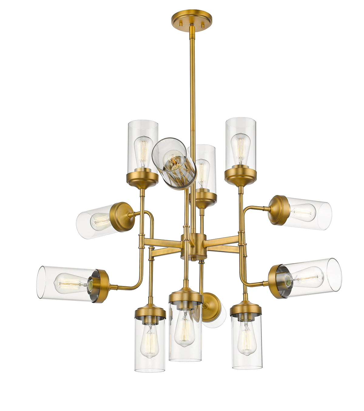 Lustre Calliope Laiton de fonderie, 36" – vue 3