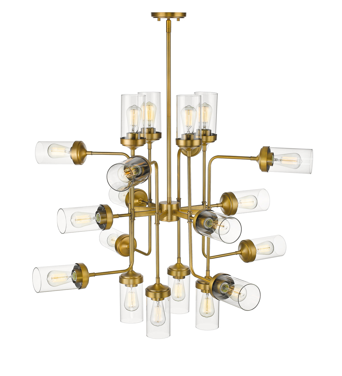 Lustre Calliope Laiton de fonderie, 42" – vue 2