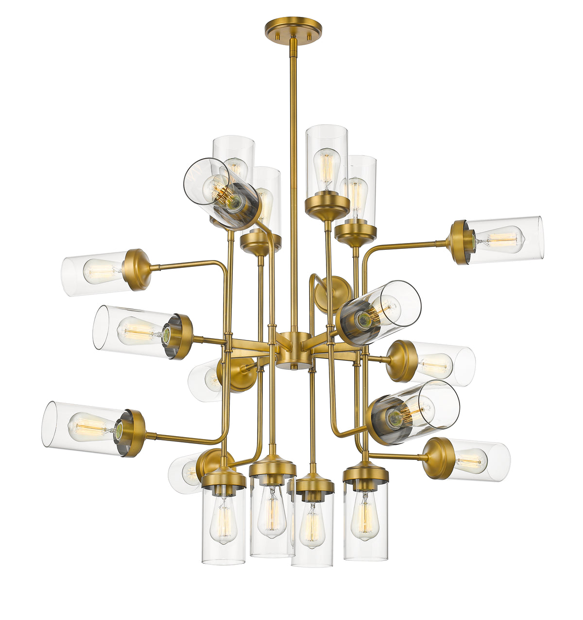 Lustre Calliope Laiton de fonderie, 42" – vue 3