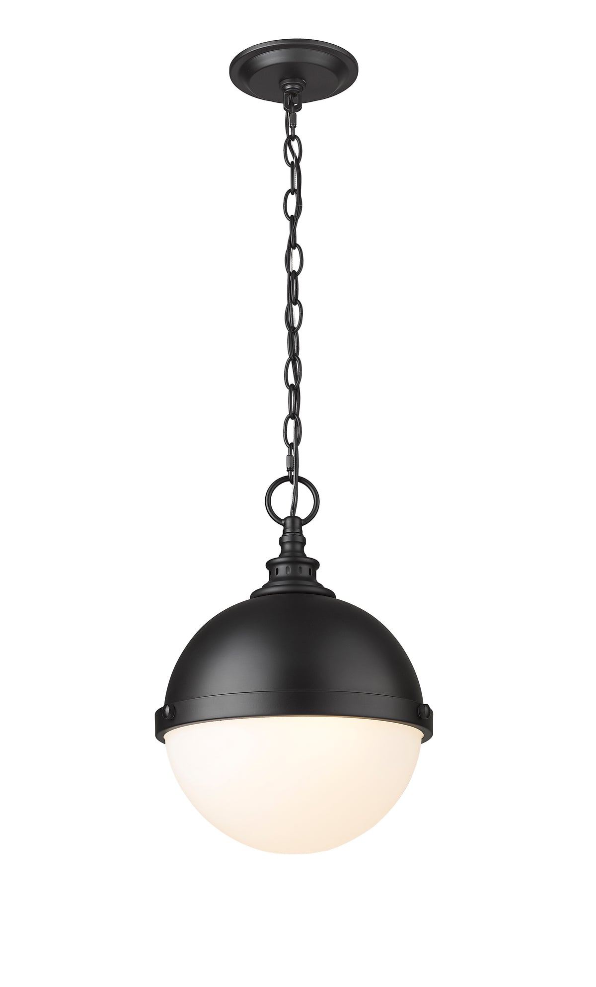 Suspension Peyton Noir mat, 11 1/2" – vue 5