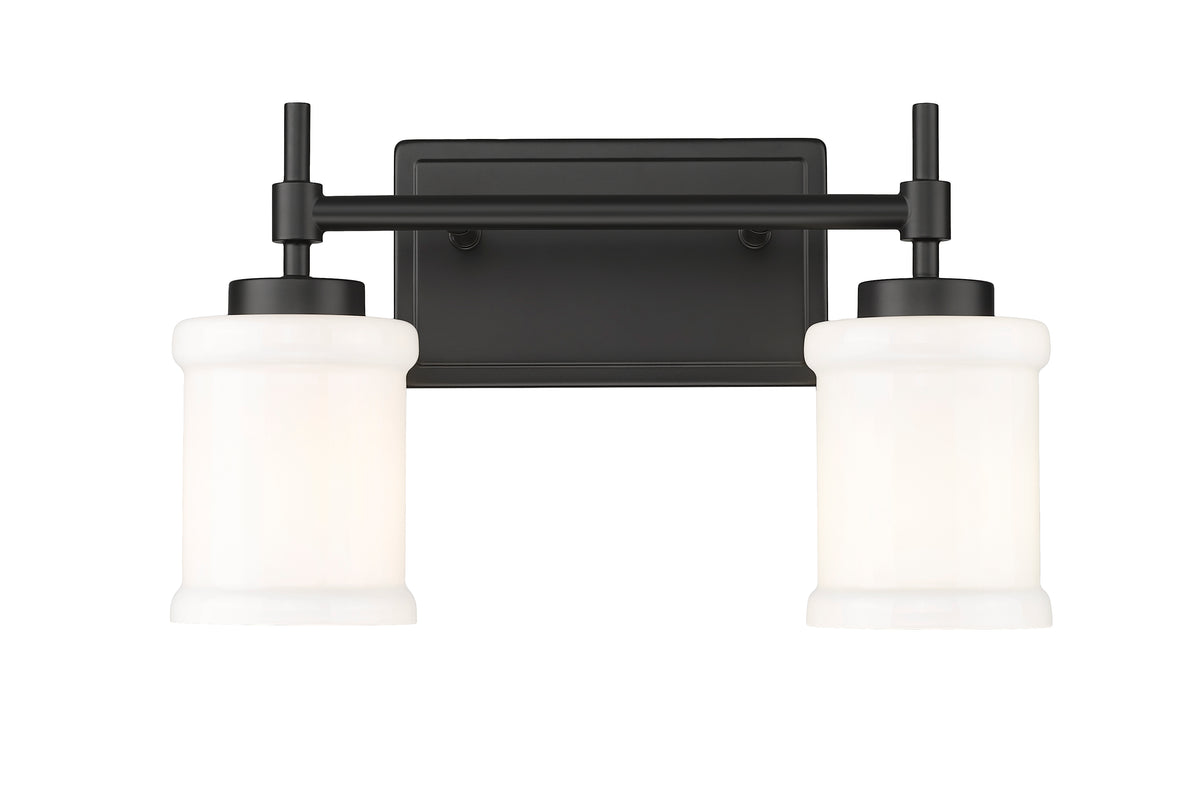 Luminaire de vanité Cadoc Noir mat, 15" – vue 5