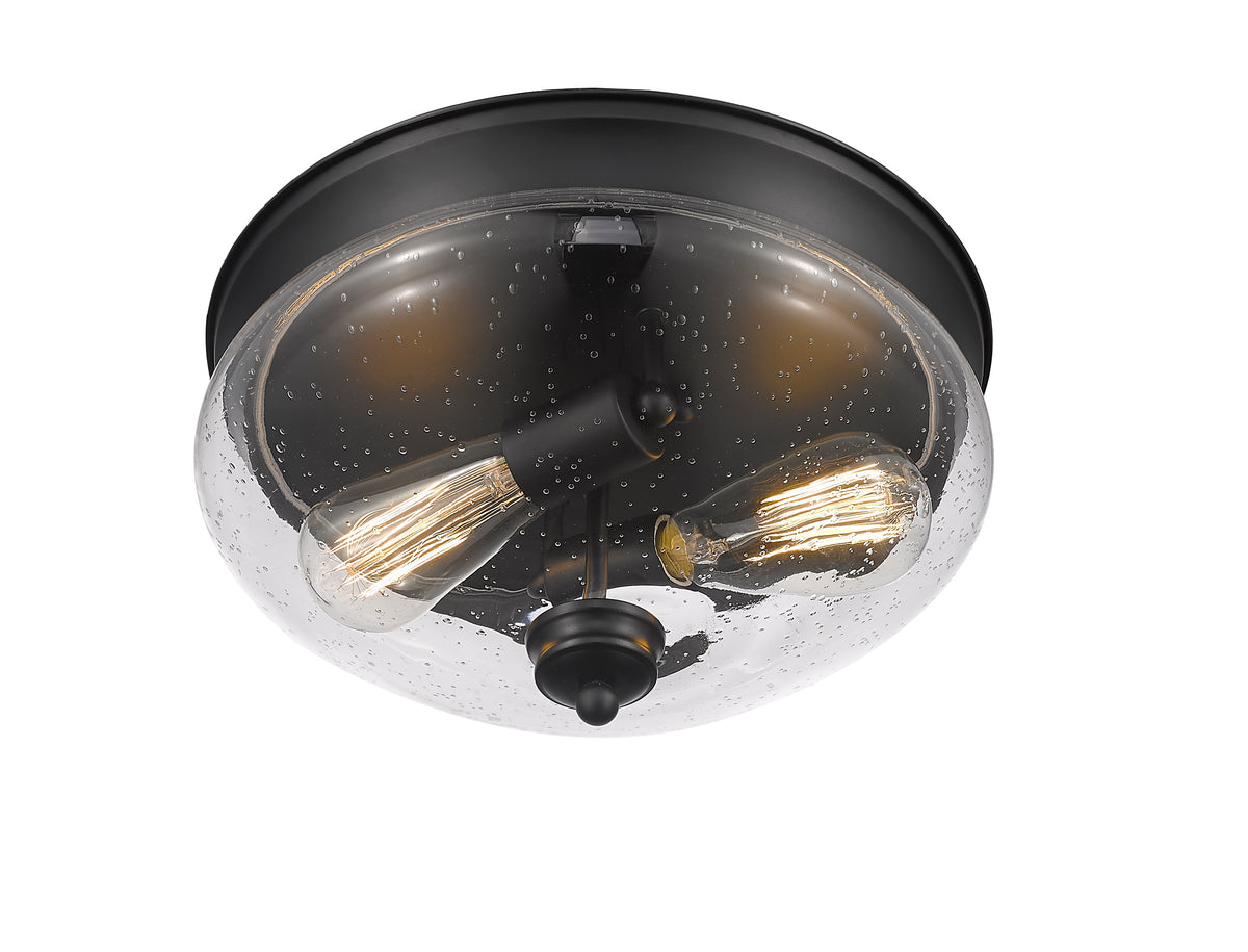 Plafonnier Amon Noir mat, 13" – vue 5