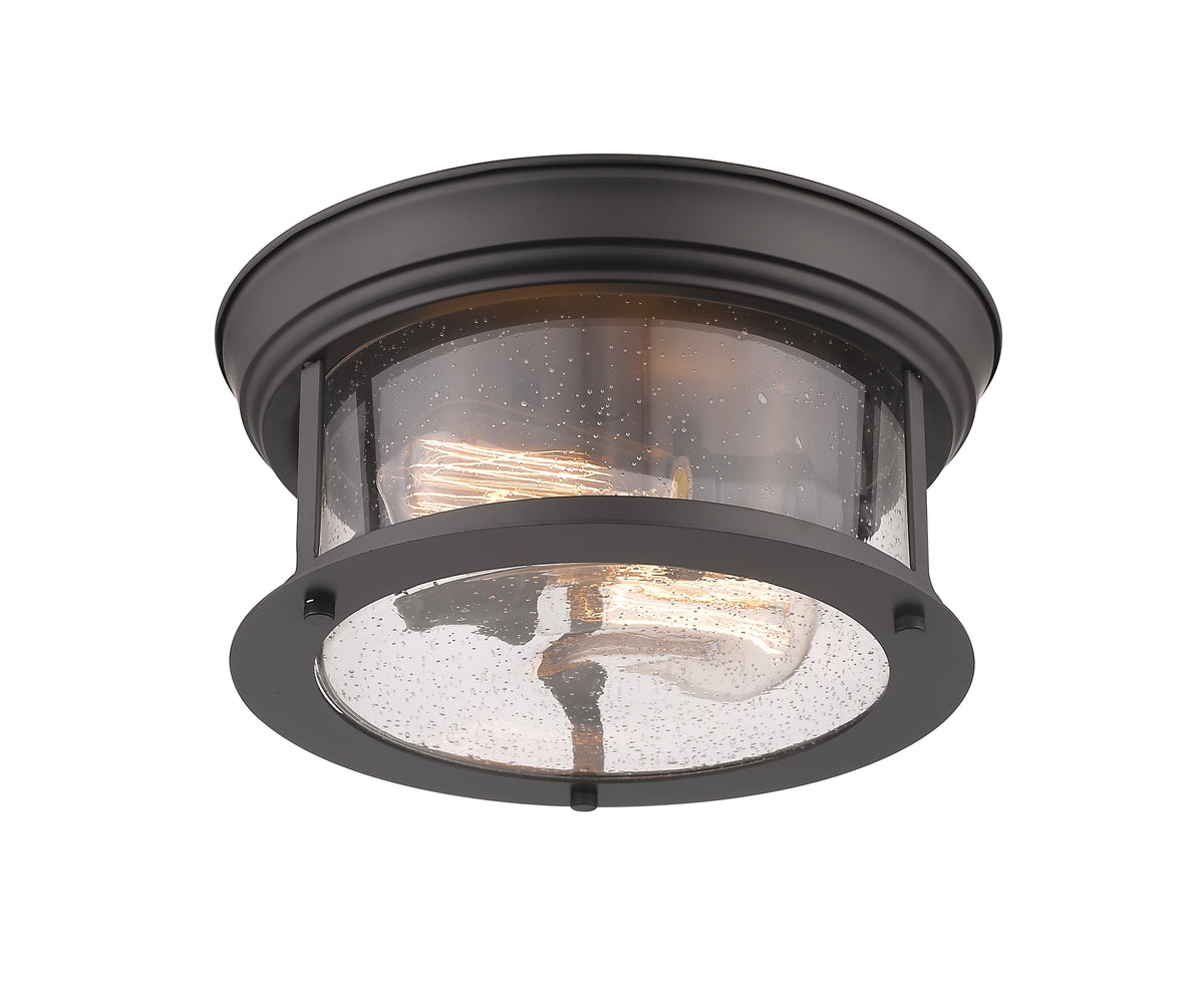 Plafonnier Sonna Bronze, Grené transparent, 11" – vue 5
