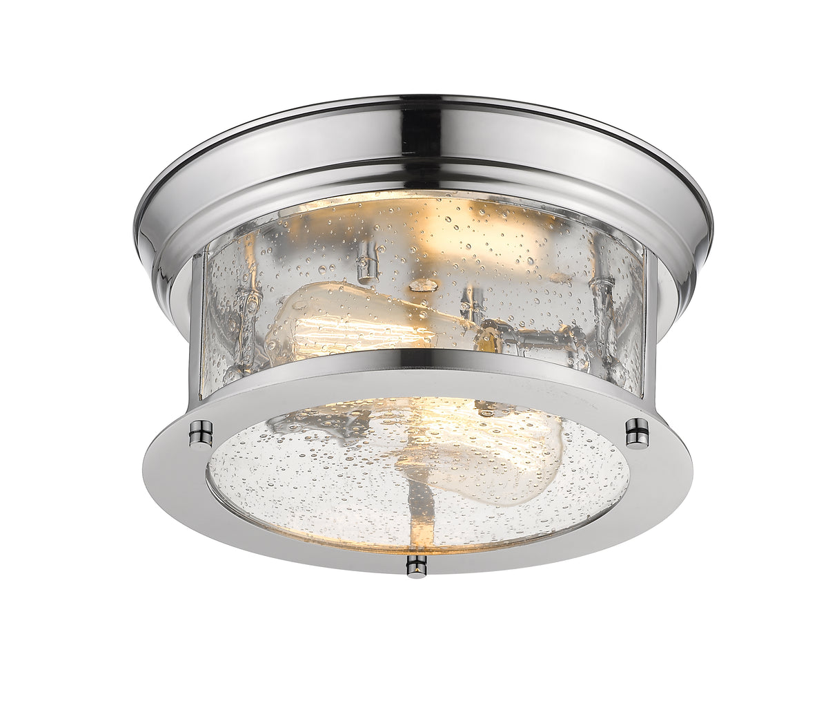 Plafonnier Sonna Chrome, Grené transparent, 11" – vue 5