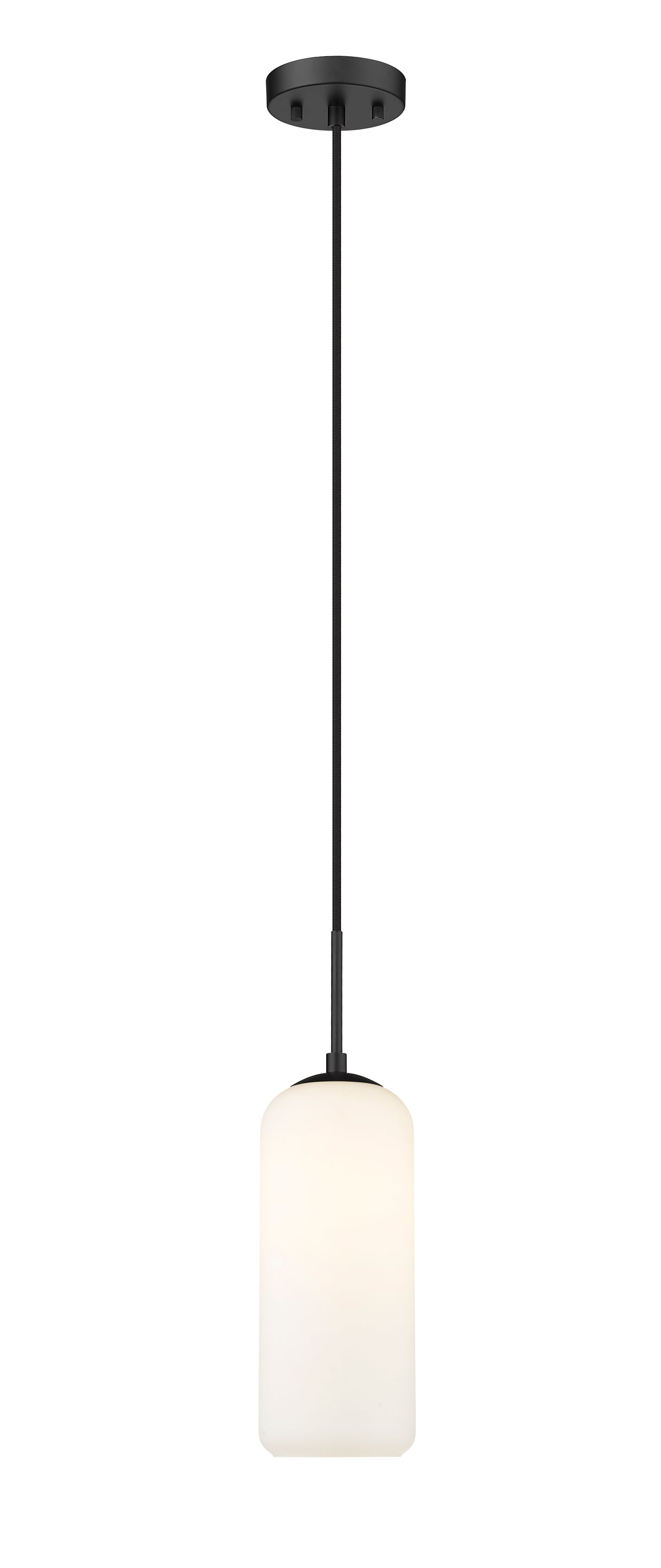 Mini-suspension Monty Noir mat, Opale mate, 17" – vue 4