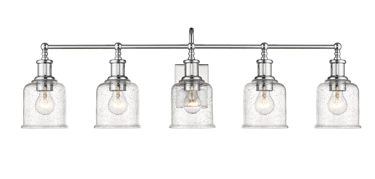 Luminaire de vanité Bryant Chrome, Grené transparent, 40 1/2" – vue 4