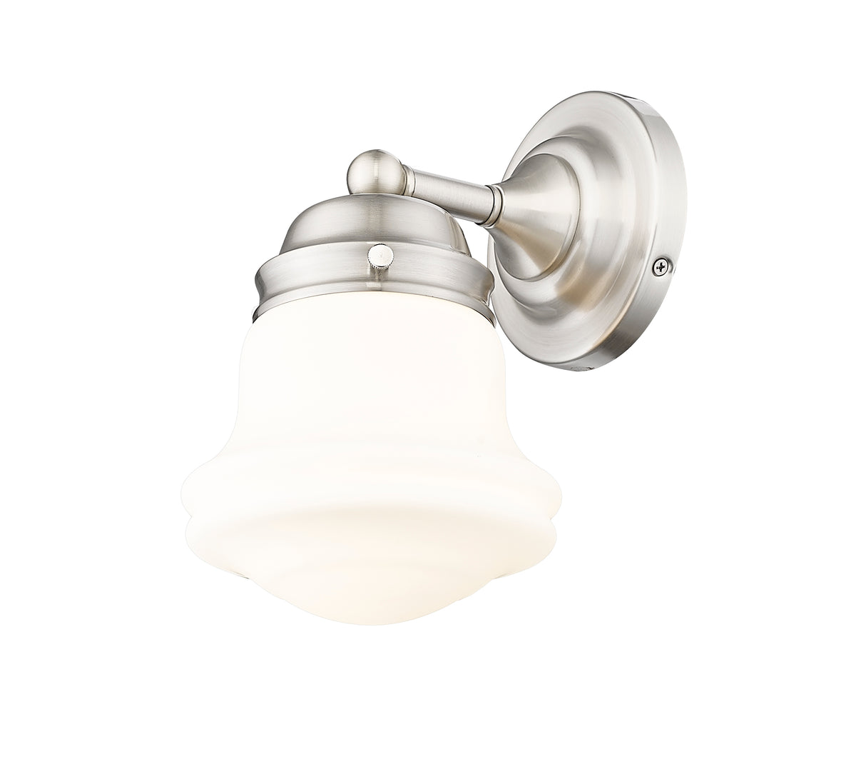 Applique murale Vaughn Nickel brossé, Opale mate – vue 4