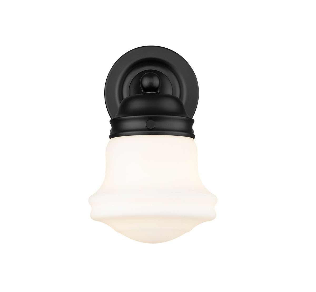 Applique murale Vaughn Noir mat, Opale mate – vue 4