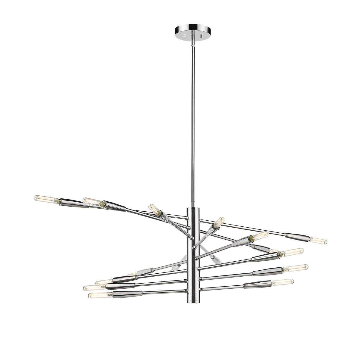 Lustre linéaire Ascension Chrome, 32" – vue 4