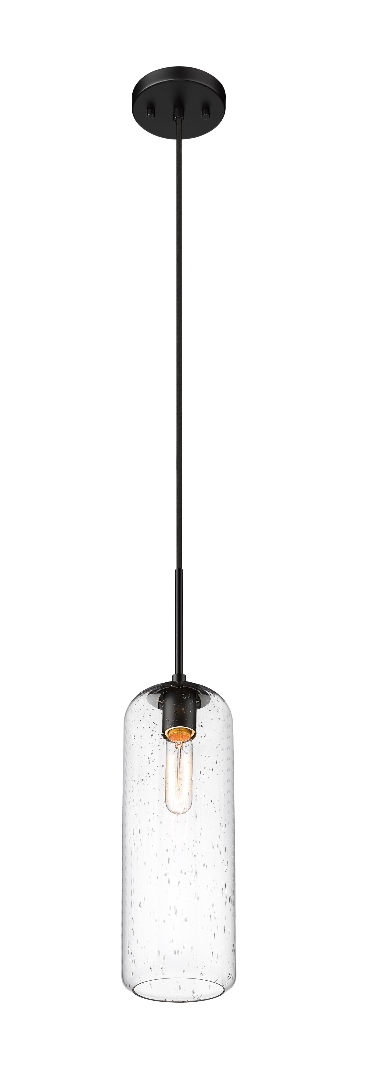 Mini-suspension Monty Noir mat, Grené transparent, 22" – vue 5