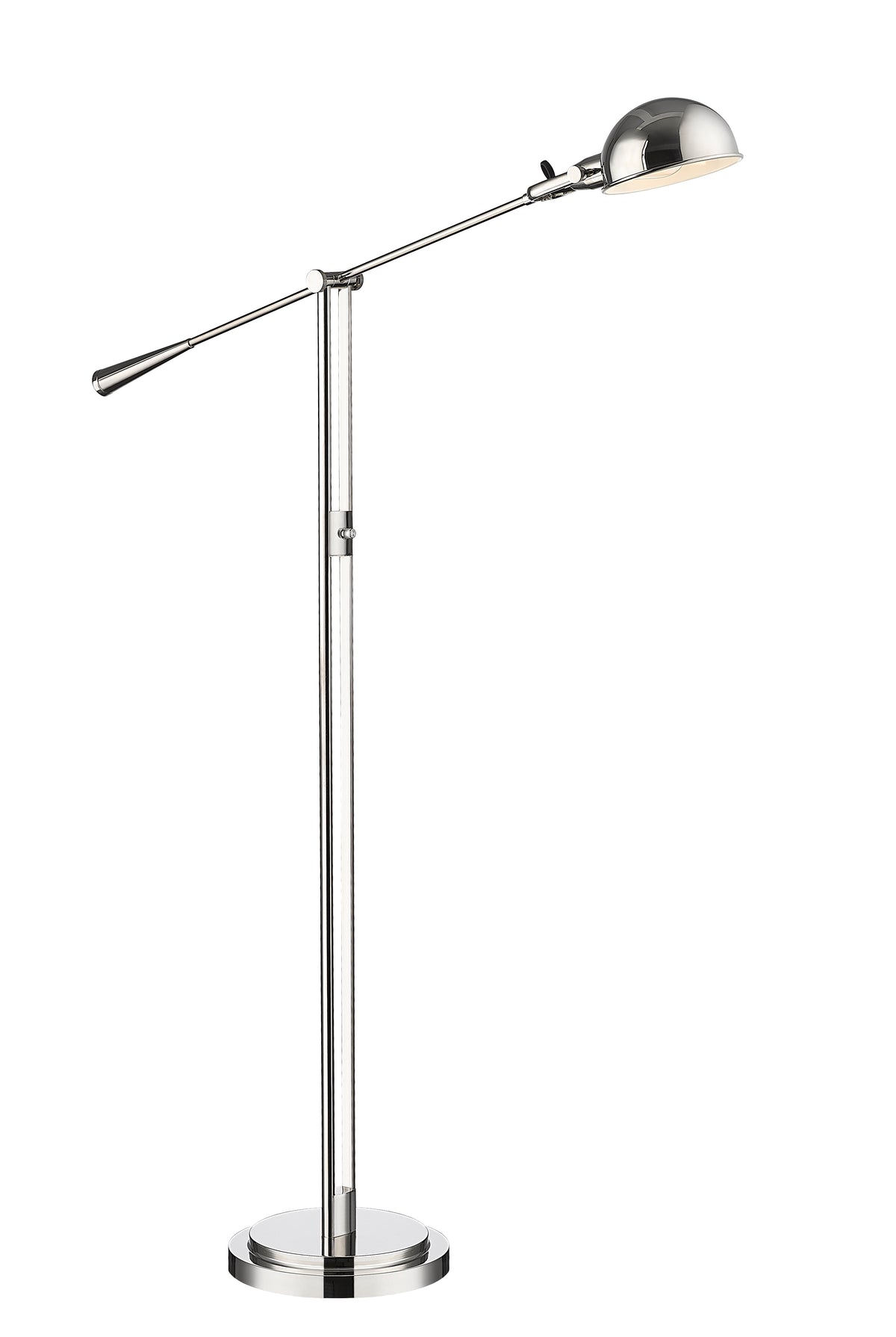 Lampe sur pied Grammercy Park Nickel poli – vue 5
