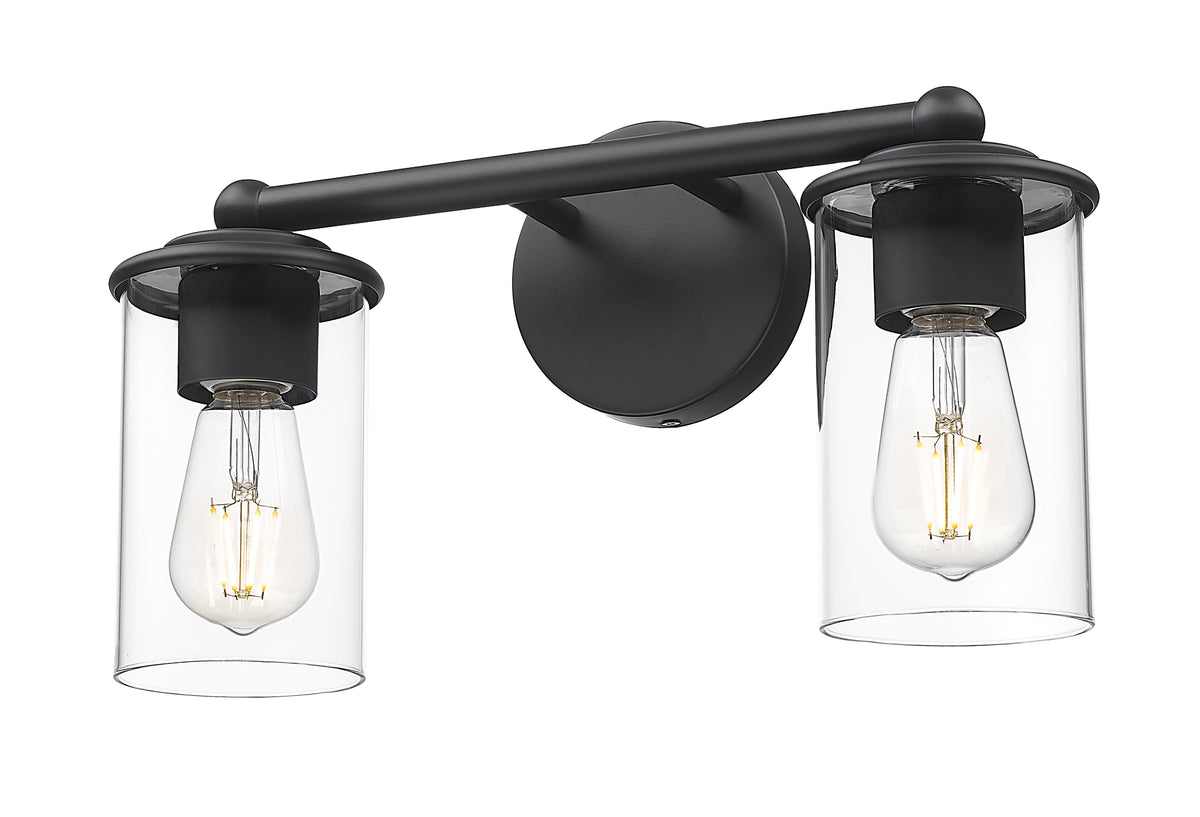 Luminaire de vanité Thayer Noir mat, 16" – vue 4