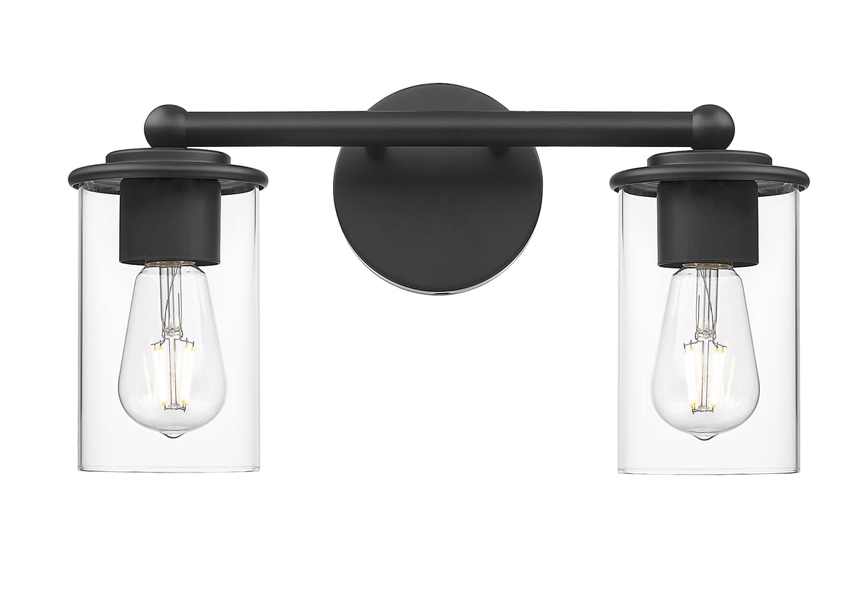 Luminaire de vanité Thayer Noir mat, 16" – vue 5