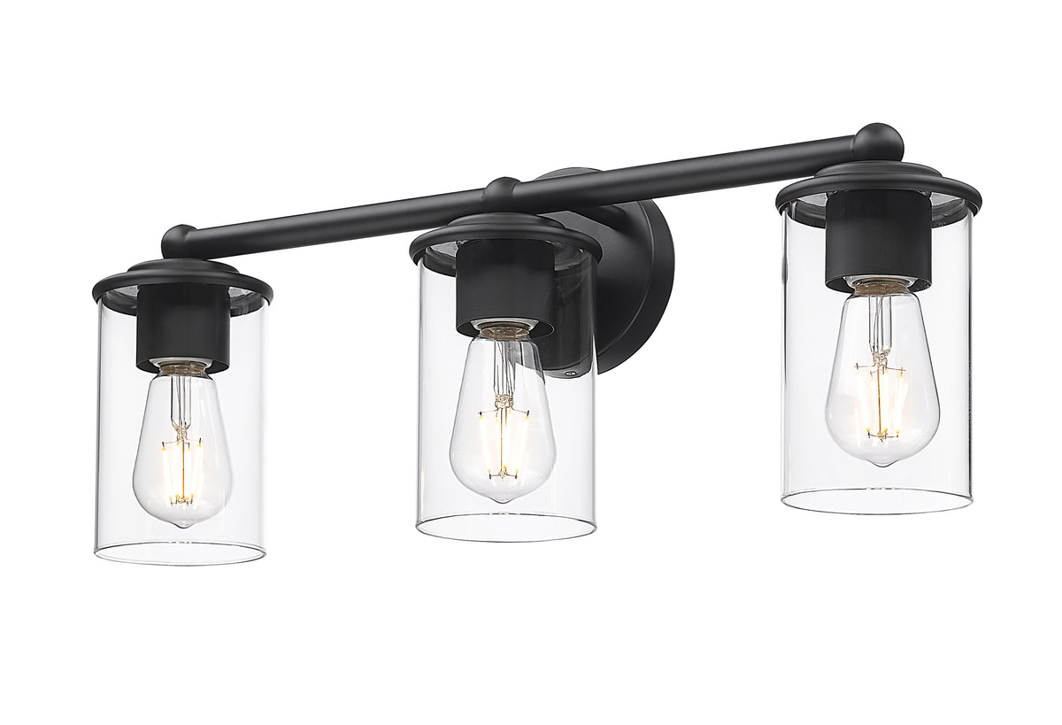 Luminaire de vanité Thayer Noir mat, 22 1/2" – vue 4