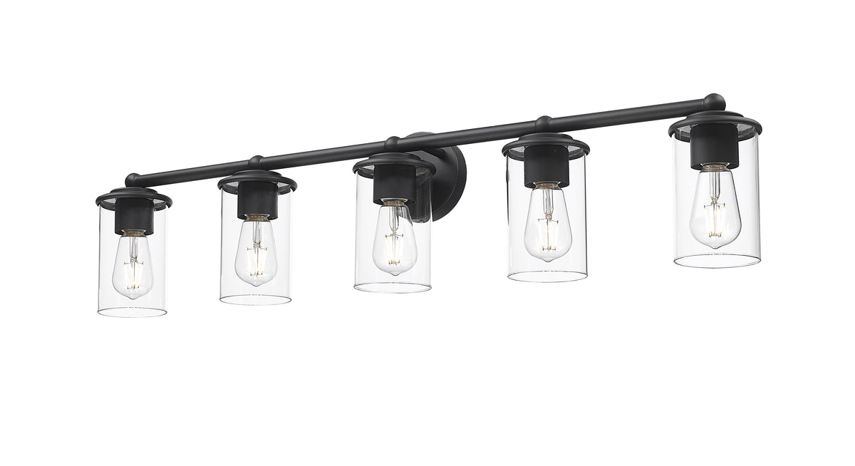 Luminaire de vanité Thayer Noir mat, 39" – vue 4