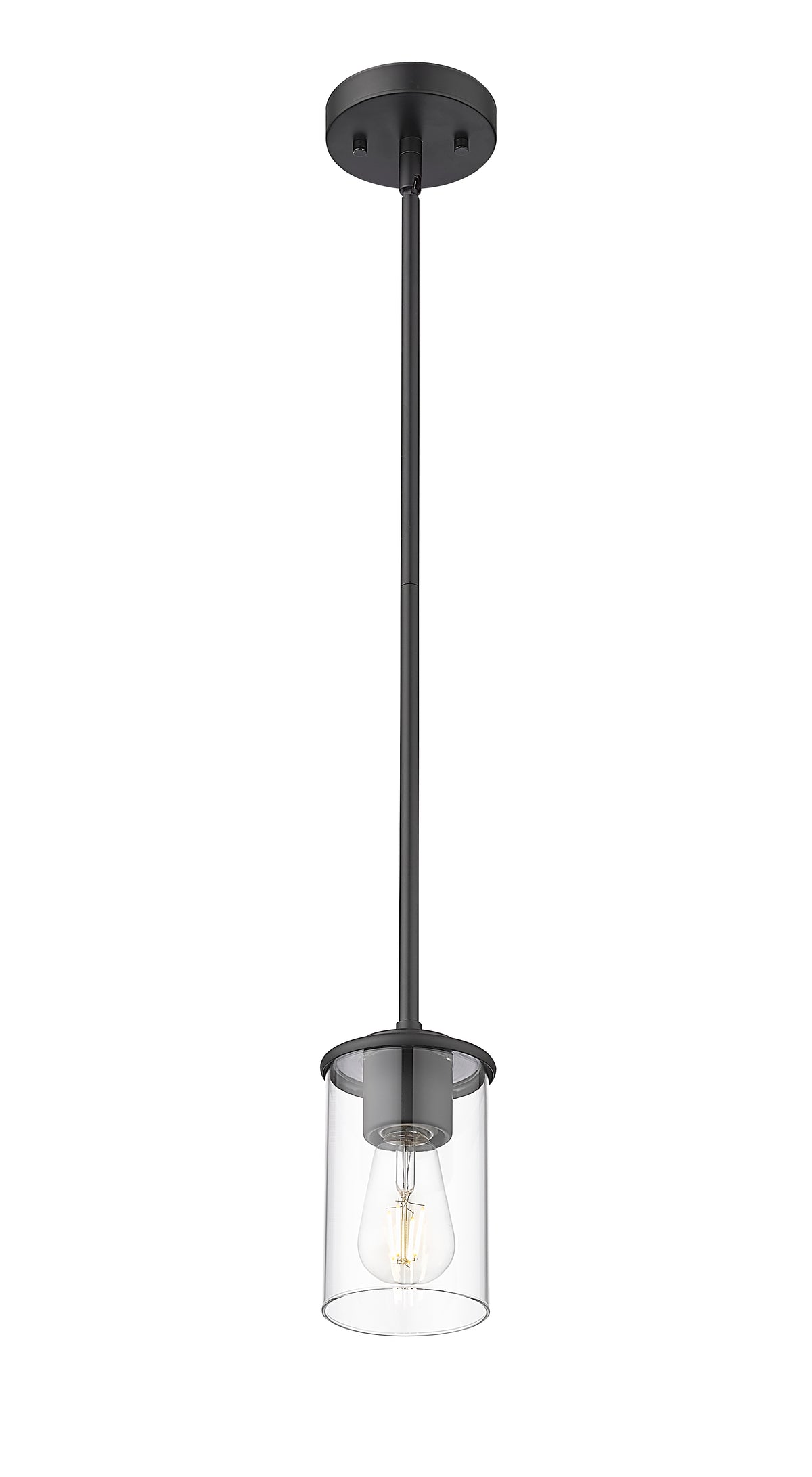 Mini-suspension Thayer Noir mat, nombre ampoules 1 – vue 5
