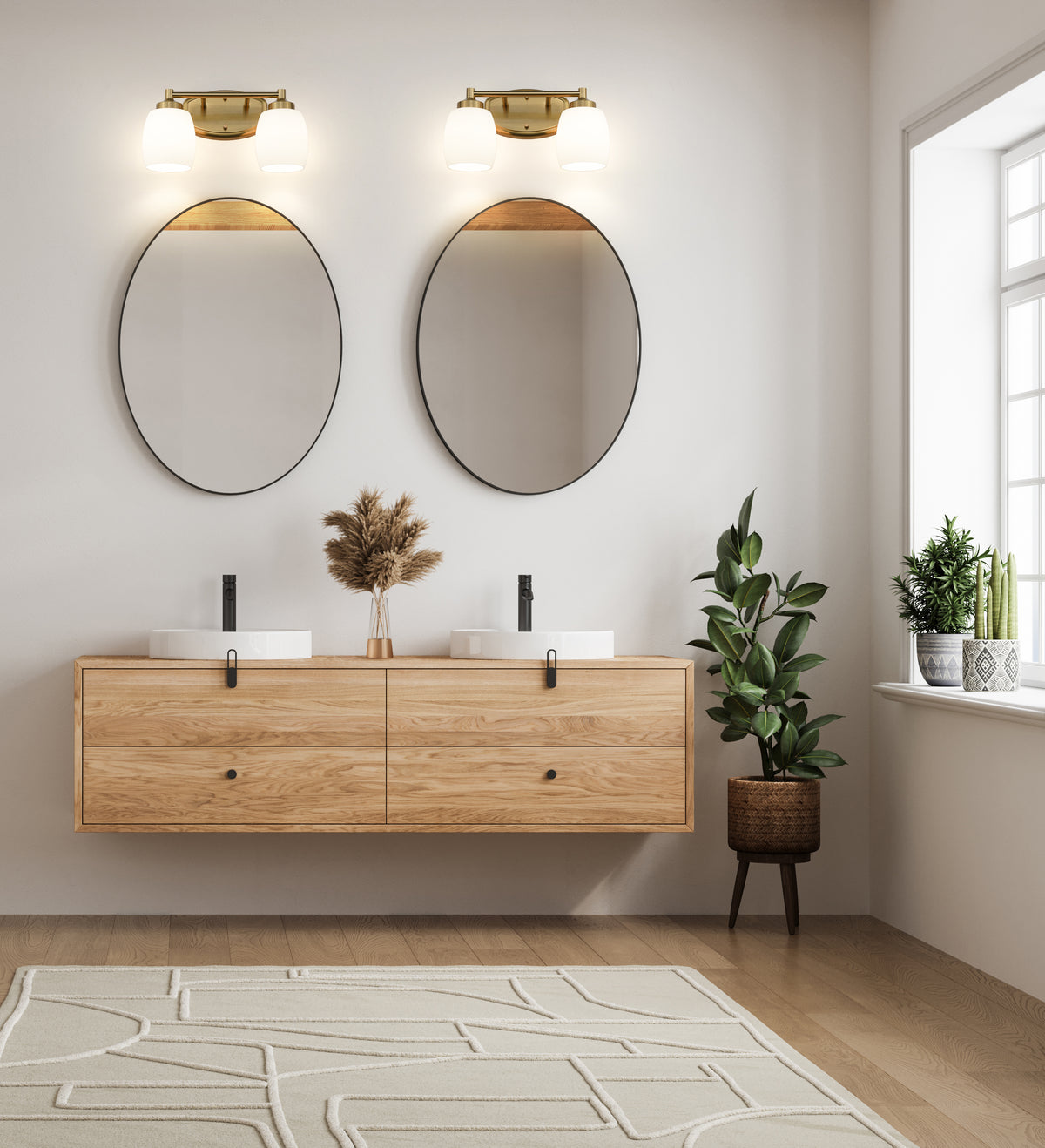 Luminaire de vanité Kendrick Or luxe, 14 1/2" – vue 2