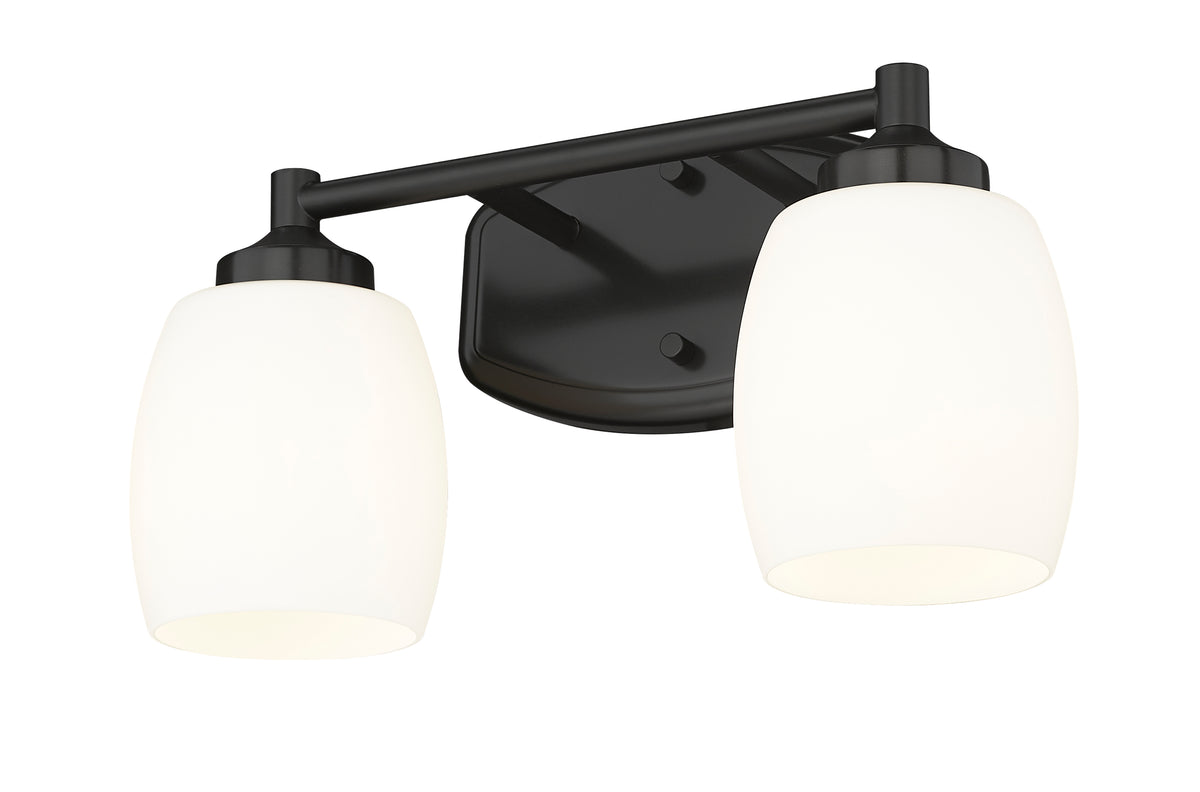 Luminaire de vanité Kendrick Noir mat, 14 1/2" – vue 4