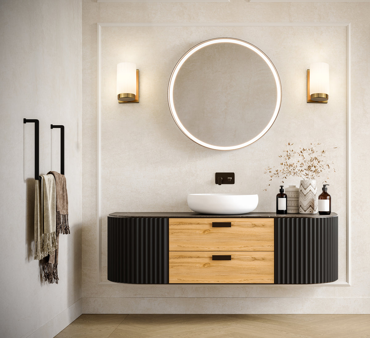 Applique murale Burk Or luxe – vue 2
