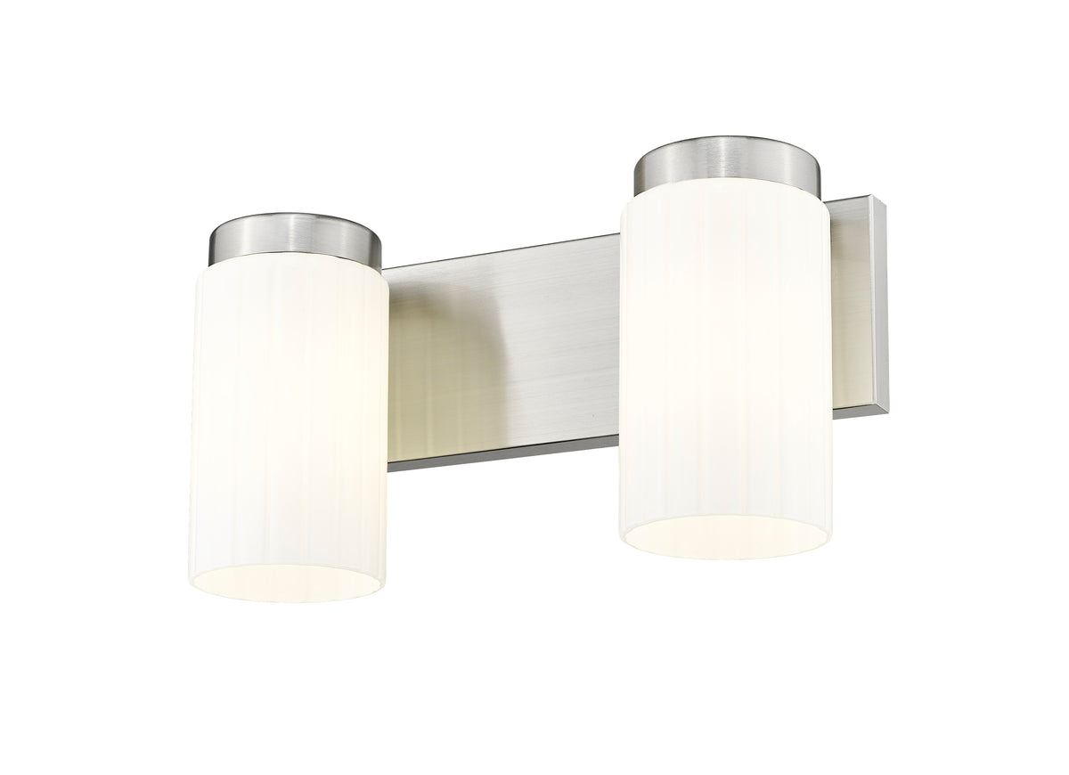 Luminaire de vanité Burk Nickel brossé, 13 3/4" – vue 4