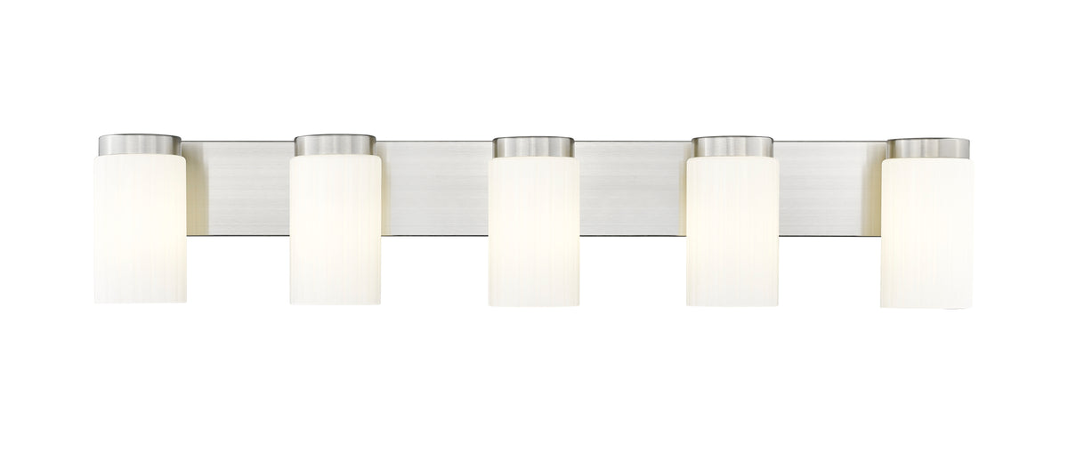 Luminaire de vanité Burk Nickel brossé, 38" – vue 5