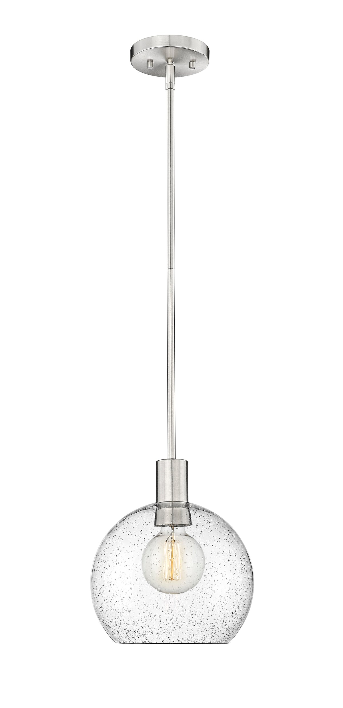 Mini-suspension Margo Nickel brossé, Grené transparent – vue 4