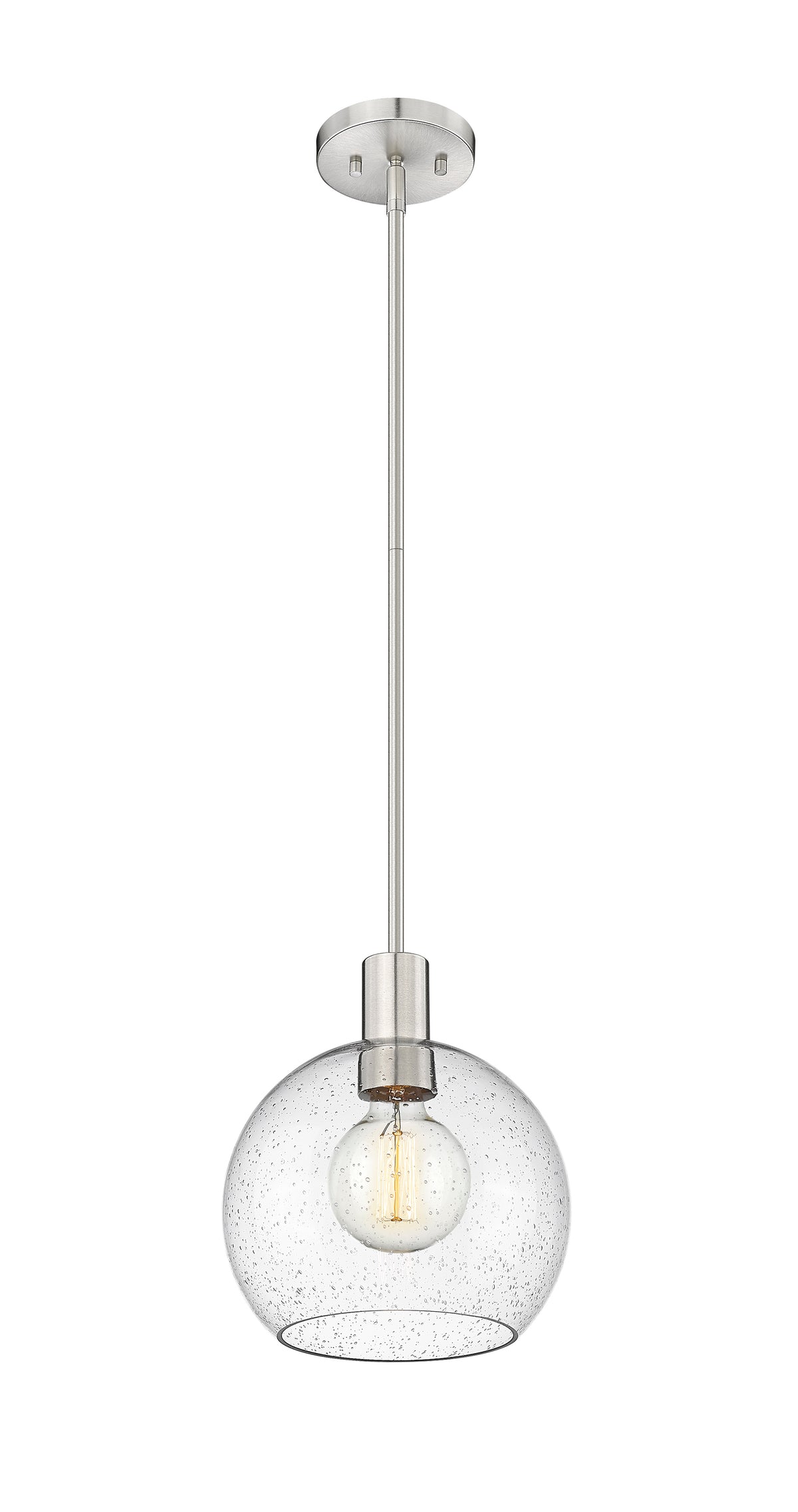 Mini-suspension Margo Nickel brossé, Grené transparent – vue 5