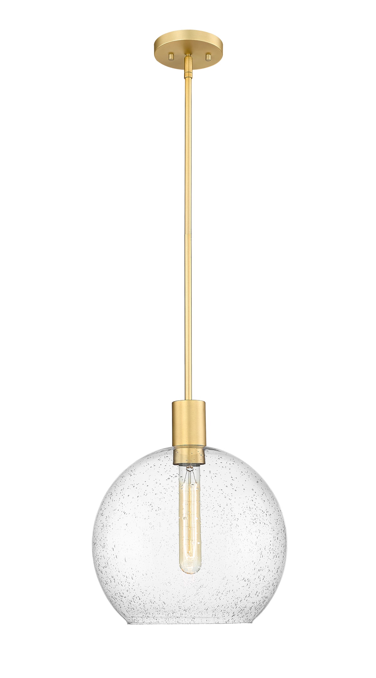 Suspension Margo Laiton ancien, Grené transparent – vue 4