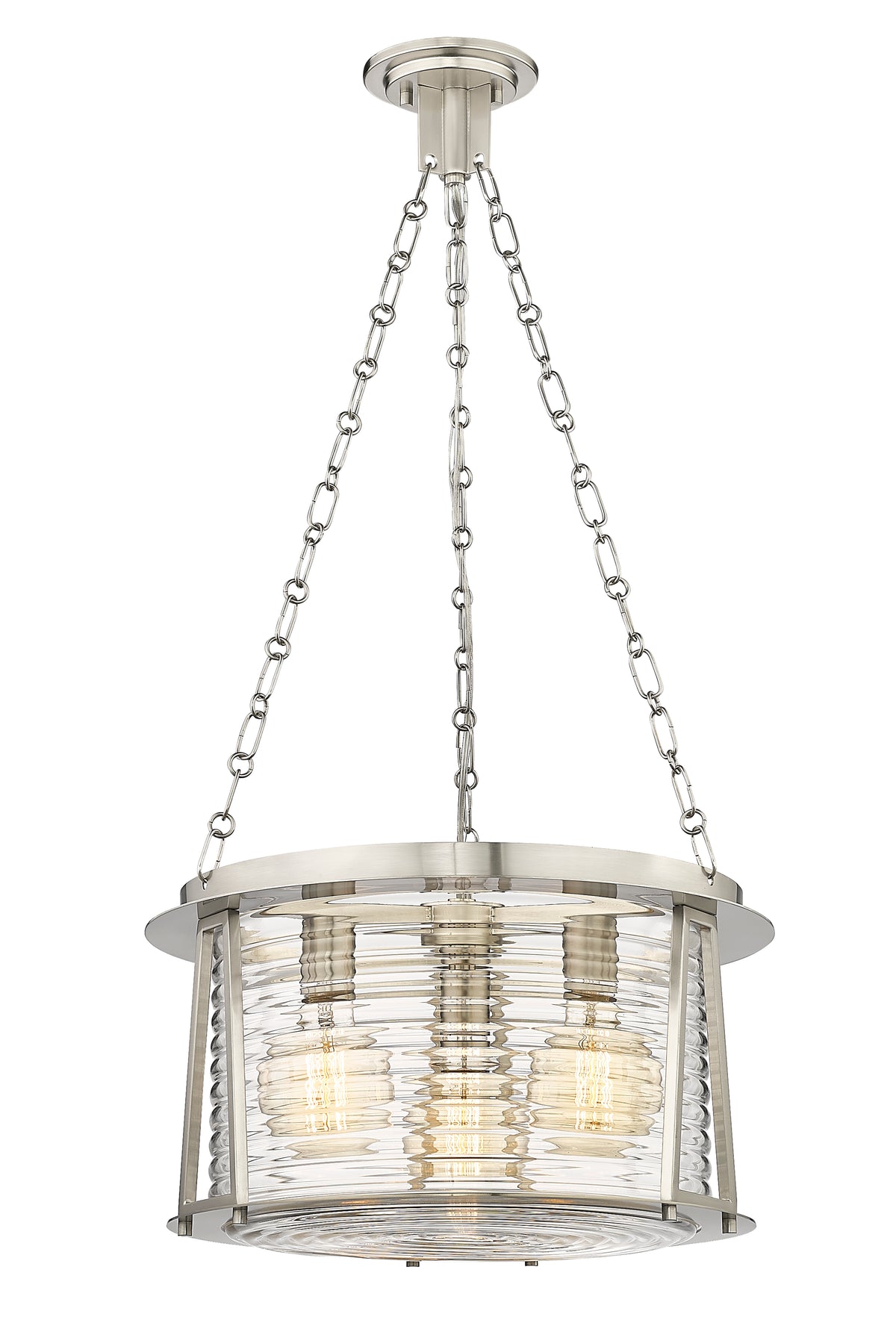 Suspension Cape Harbor Nickel brossé, 18" – vue 5