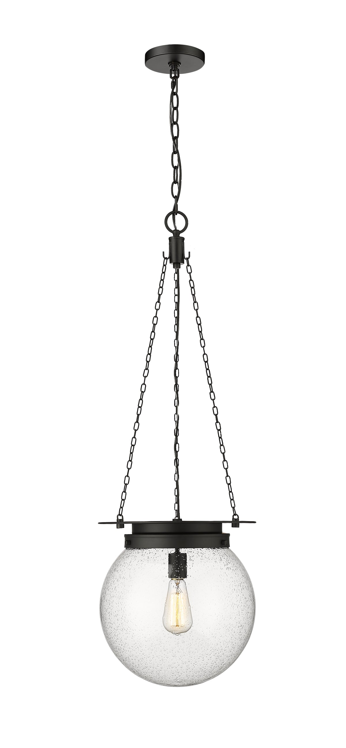 Suspension Calhoun Noir mat, Grené transparent – vue 4