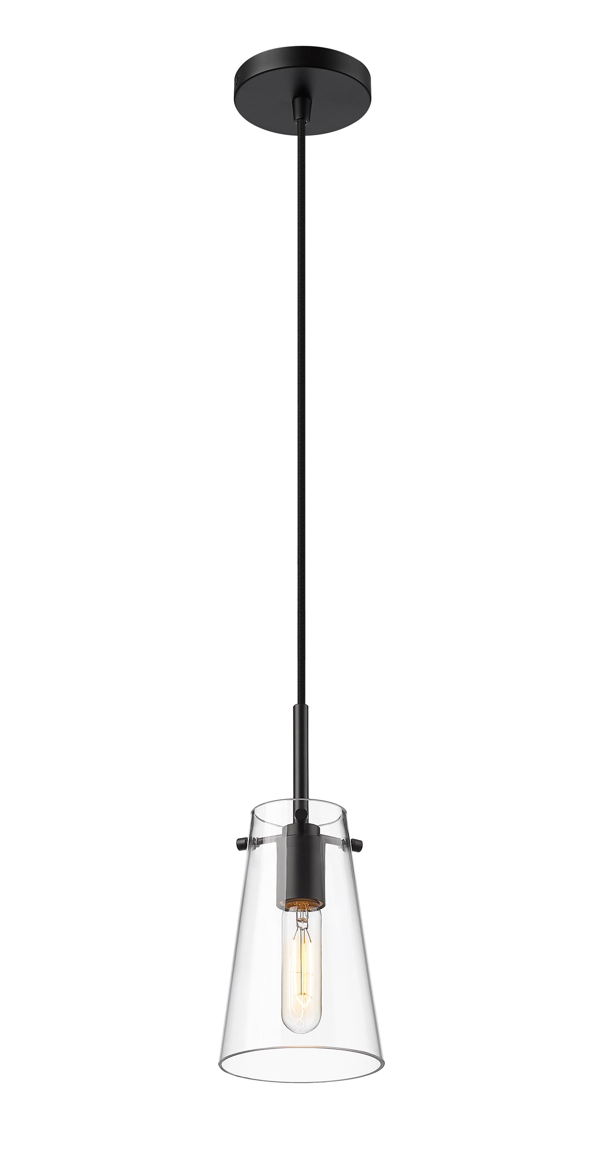 Mini-suspension Kira Câble, Noir mat, 8" – vue 5