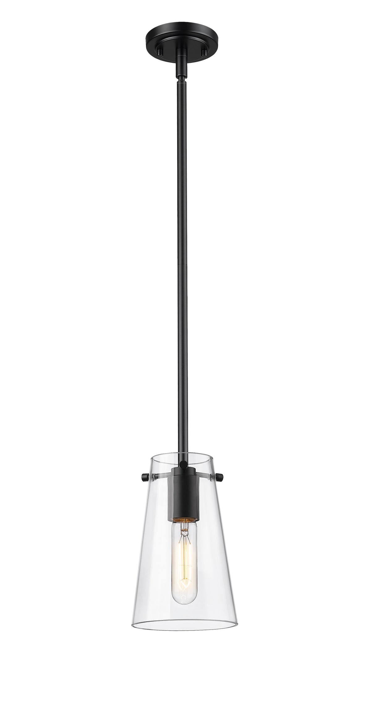 Mini-suspension Kira Tige, Noir mat, 8" – vue 5
